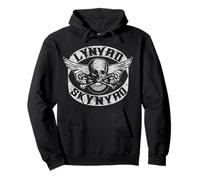 Lynyrd Skynyrd - Parche para Motociclista, diseño de Calavera Sudadera con Capucha
