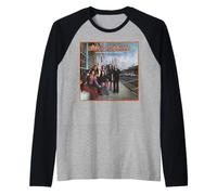 Lynyrd Skynyrd Pronunciado Álbum Arte Vintage 70s Classic Rock Camiseta Manga Raglan