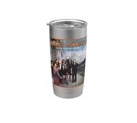 Lynyrd Skynyrd Pronunciado Álbum Arte Vintage 70s Classic Rock Vaso térmico de acero inoxidable de doble pared
