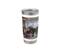 Lynyrd Skynyrd Pronunciado Álbum Arte Vintage 70s Rock Clásico Vaso térmico de acero inoxidable de doble pared