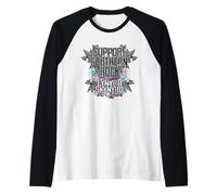 Lynyrd Skynyrd Retro Style Support Southern Rock Regalos de los años 70 Camiseta Manga Raglan