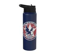 Lynyrd Skynyrd Rojo, Blanco y Azul Águila Estrellas Retro 70s Rock Stainless Steel Insulated Water Bottle