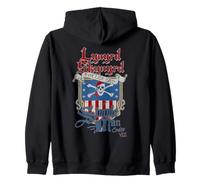 Lynyrd Skynyrd Simple Man Cruise Bandera de EE.UU. Pirata Classic Rock Sudadera con Capucha