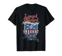 Lynyrd Skynyrd Simple Man Cruise Bandera de EE.UU. Pirata Rock Classic Camiseta