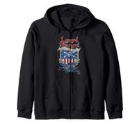 Lynyrd Skynyrd Simple Man Cruise Bandera de EE.UU. Pirata Rock Classic Sudadera con Capucha