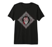 Lynyrd Skynyrd Skull Paisley Simple Man Pirata Vintage Rock Camiseta Premium