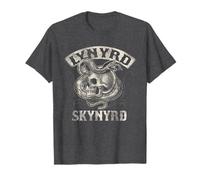 Lynyrd Skynyrd Skynyrd Snake Skull 70's Rock Tattoo Biker Art Regalos Camiseta