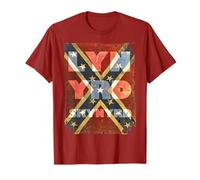 Lynyrd Skynyrd Southern Pride - Bandera Retro de los años 70 Country Rock Camiseta