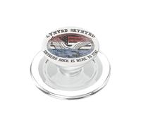 Lynyrd Skynyrd Southern Rock Here To Stay Biker - Logotipo de la Bandera de Estados Unidos PopSockets PopGrip para MagSafe