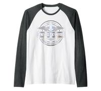 Lynyrd Skynyrd Southern Rock - Sombrero de Rock con Logotipo Plateado de los años 70 Camiseta Manga Raglan