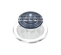 Lynyrd Skynyrd Southern Rock - Sombrero de Rock con Logotipo Plateado de los años 70 PopSockets PopGrip para MagSafe