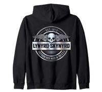 Lynyrd Skynyrd Southern Rock - Sombrero de Rock con Logotipo Plateado de los años 70 Sudadera con Capucha
