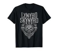 Lynyrd Skynyrd Spade - Juego de Cartas con Logotipo Vintage de los años 70 Camiseta