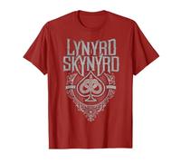 Lynyrd Skynyrd Spade - Juego de Cartas con Logotipo Vintage de los años 70 Camiseta