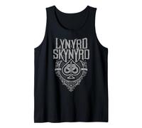 Lynyrd Skynyrd Spade - Juego de Cartas con Logotipo Vintage de los años 70 Camiseta sin Mangas