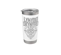 Lynyrd Skynyrd Spade - Juego de cartas con logotipo vintage de los años 70 Vaso térmico de acero inoxidable de doble pared