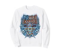 Lynyrd Skynyrd Steer Bandera de Estados Unidos Southern Rock 80s Retro Sudadera