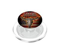 Lynyrd Skynyrd Steer Skull Made America Classic Rock Band PopSockets PopGrip para MagSafe