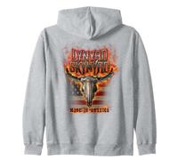 Lynyrd Skynyrd Steer Skull Made America Classic Rock Band Sudadera con Capucha