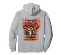 Lynyrd Skynyrd Steer Skull Made America Classic Rock Band Sudadera con Capucha