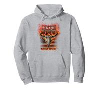 Lynyrd Skynyrd Steer Skull Made America Classic Rock Band Sudadera con Capucha
