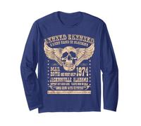 Lynyrd Skynyrd Sweet Home Alabama 74 Rock Festival Biker 70s Manga Larga