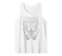 Lynyrd Skynyrd Sweet Home Alabama Guitarra Águila Bandera de Estados Unidos Retro Camiseta sin Mangas