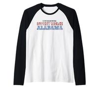 Lynyrd Skynyrd Sweet Home Alabama Stars Stripes, Bandera Estadounidense Camiseta Manga Raglan