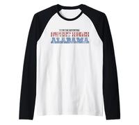 Lynyrd Skynyrd Sweet Home Alabama Stars Stripes Rock Bandera de Estados Unidos Camiseta Manga Raglan