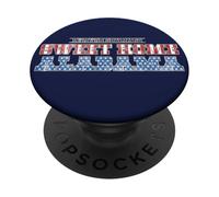 Lynyrd Skynyrd Sweet Home Alabama Stars Stripes Rock Bandera de Estados Unidos PopSockets PopGrip Adhesivo