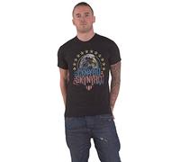 Lynyrd Skynyrd T Shirt Eagle Band Logo Nuevo Oficial De Los Hombres Negro Size XL