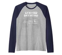 Lynyrd Skynyrd Una más de The Road Classic Rock Retro 70s Camiseta Manga Raglan