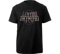 Lynyrd Skynyrd Unisex Adulto LSTS01MB03 Camiseta, Black, Large