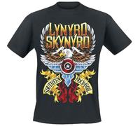 Lynyrd Skynyrd Unisex Adulto LSTS02MB01 Camiseta, Black, Small