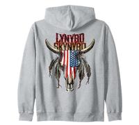 Lynyrd Skynyrd USA Skull Biker Steer Southern Rock Regalos Sudadera con Capucha