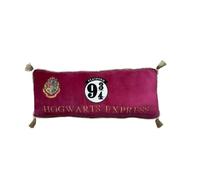 LYO Cojín Rectangular Harry Potter Bordado con Logotipo de Plataforma 9 3/4. Material Ultra Suave, cómodo y Agradable de apretar. Decoración, Tamaño: 60 cm x 20 cm