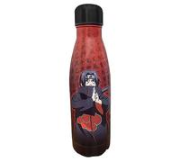 LYO Hômadict - Botella isotérmica para Botella de Acero Inoxidable Reutilizable Naruto Itachi Uchiwa, Mantenimiento Caliente y frío 12 Horas, para Deporte, Viaje, Diario, 500 ml, BPA Gratis, Licencia