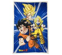 LYO Plaid Sherpa Dragon Ball Z - Manta Polar para Ventilador y pasión - Regalo de Cocooning para Noches cálidas - Licencia Oficial - Material Ultra Suave, cómodo y cálido - 100 x 150 cm
