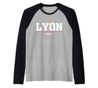 Lyon France Camiseta Manga Raglan