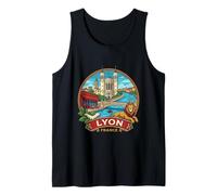 Lyon Francia Viaje Souvenir City Gift Camiseta sin Mangas