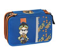 LYON GAMER - Estuche Escolar para papelería con Tirador de Metal Personalizado y Detalles de Malla - Estuche pequeño portalápices para niños y niñas para Medianas y elementales