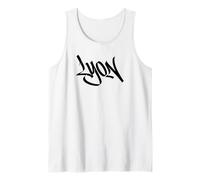 Lyon Graffiti City Street Art Handstyle Francia Souvenir Camiseta sin Mangas