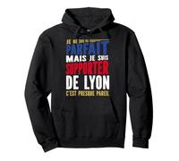 Lyon - Soporte para fútbol, diseño de Lyonais Sudadera con Capucha