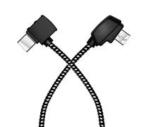 LYONGTECH Cable de control remoto micro AB a USB C de 8.1 pulgadas/8.14 pulgadas para DJI Mini SE, Mavic Mini, Mavic 2 Pro Zoom/Mavic Air/Mavic Pro Platinum, cable de datos de extensión de teléfono