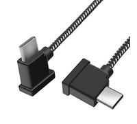 LYONGTECH Cable de nailon trenzado de 6,3 pulgadas USB C a USB-C para DJI Mini 2/Mavic Air 2 Remote Controller, OTG RC Cable de datos del teléfono (conector tipo C)
