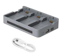 LYONGTECH Cargador de batería con carga de almacenamiento para dron DJI Neo 2, hub de carga bidireccional, accesorios de carga rápida con 3 baterías