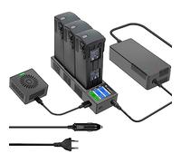 LYONGTECH Cargador LCD de pared y coche para DJI Mavic 3, Mavic 3 Classic/Pro/Cine Drone, 4 en 1 cargador de carga 3 baterías, estación de carga de batería accesorios