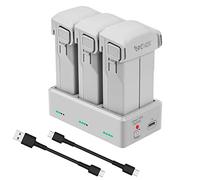 LYONGTECH Centro de Carga de Batería para dji Mini 3 Pro, Mini 3 Drone, Cargador Charger Hub, Carga 3 Baterías Secuencia Accesorio