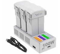 LYONGTECH LCD Cargador de Batería para dji Mini 3 Pro,Mini 3 Drone, Accesorio de Centro de Carga Bidireccional,Charger Hub