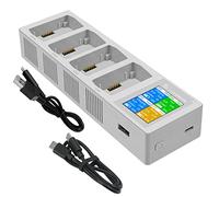 LYONGTECH LCD Centro de Carga Bidireccional para dji Mini 3,Mini 3 Pro Drone, Cargador de Batería, Carga 4 Baterías Secuencia,Charger Hub Accesorio